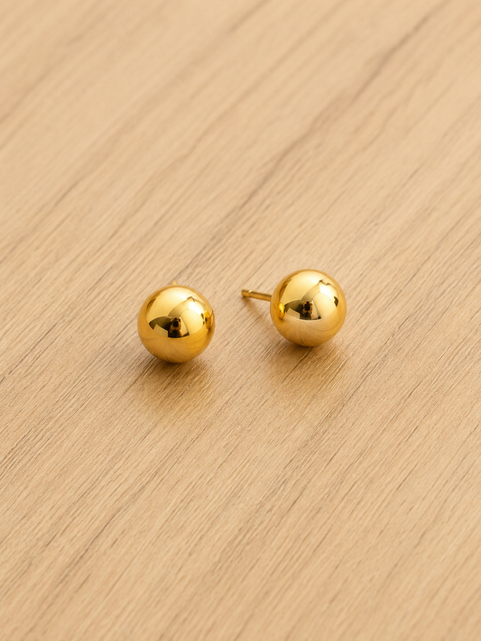 classic round earrings