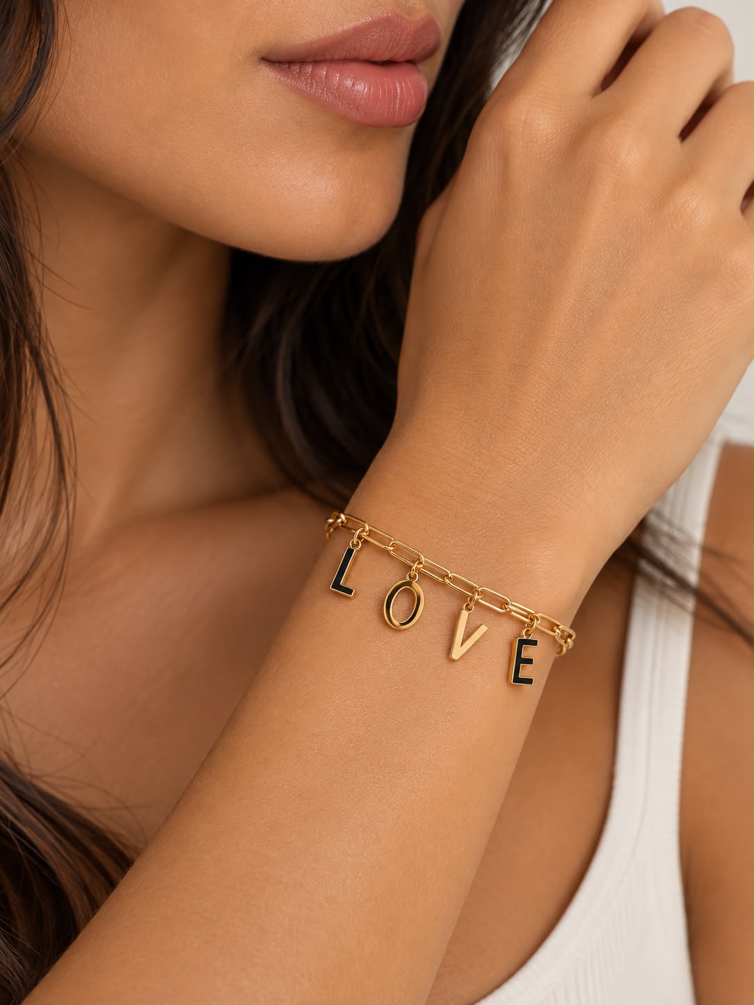 custom letters bracelet