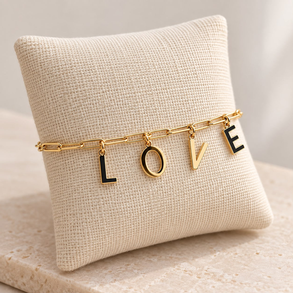 custom letters bracelet