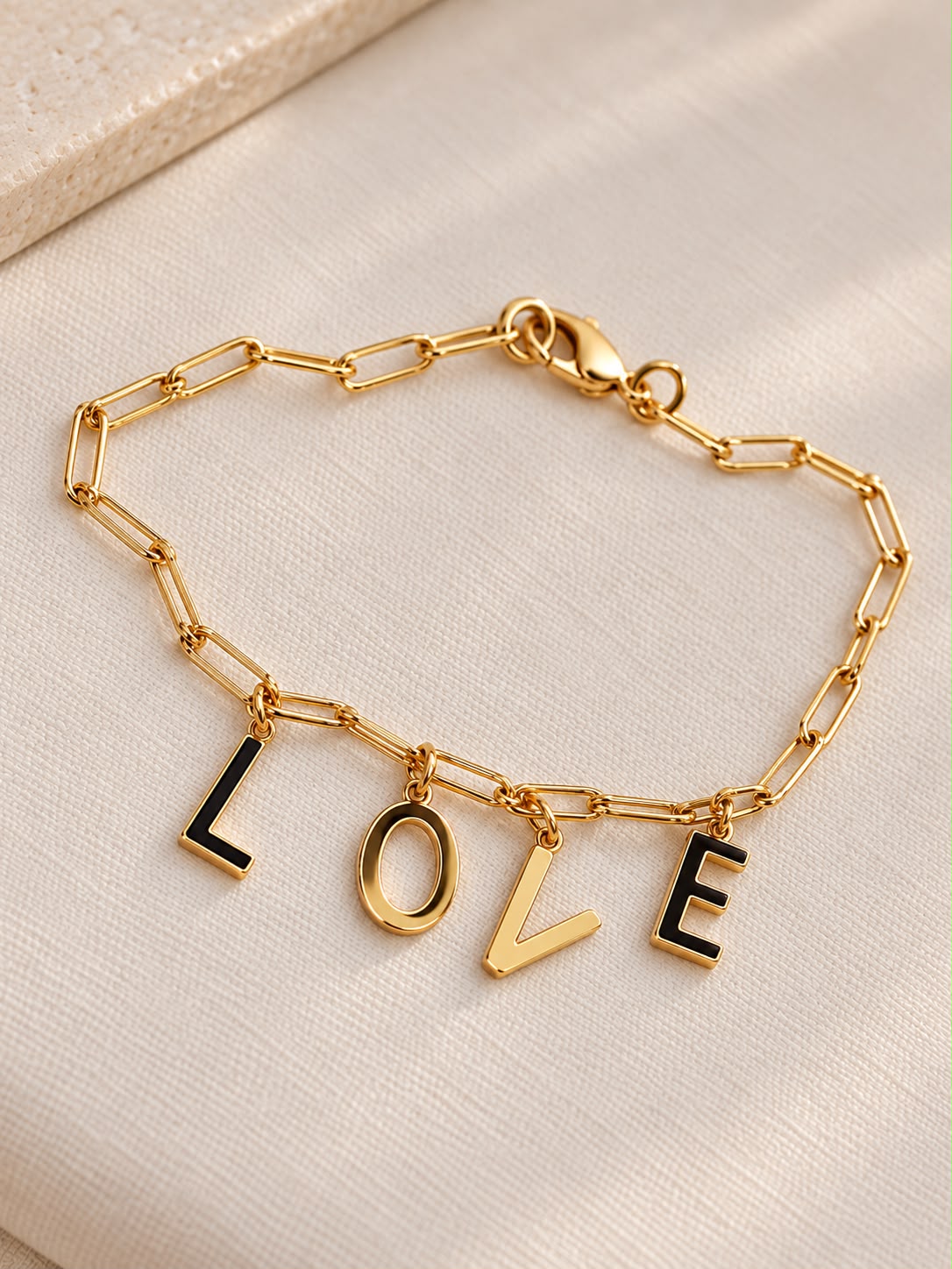 custom letters bracelet